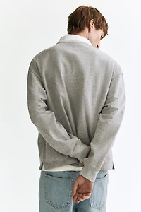 Loose-Fit Cotton Polo Shirt