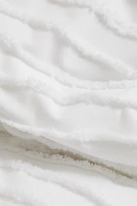 Tufted King/Queen Duvet Cover Set