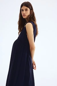 MAMA Drawstring-Detail Dress