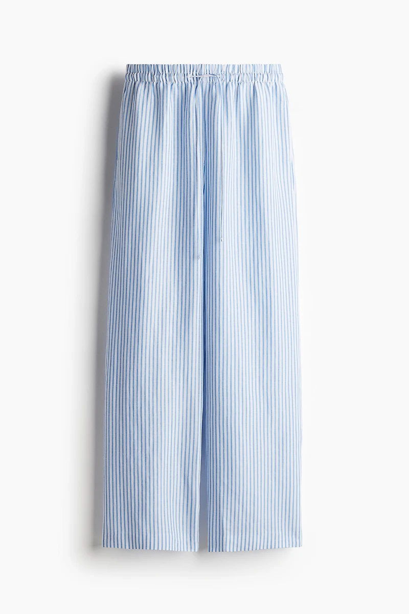 Pantalon en lin mélangé