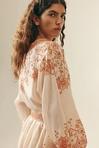 Robe ample à ceinture nouer