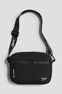 Embroidered-Detail Crossbody Bag