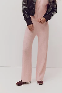 Cable-Knit Pants
