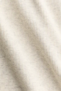 Ribbed Cotton T-Shirt