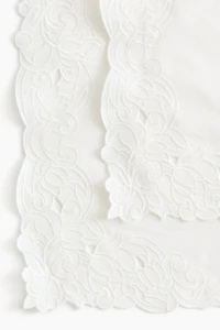 2-Pack Embroidered-Detail Placemats
