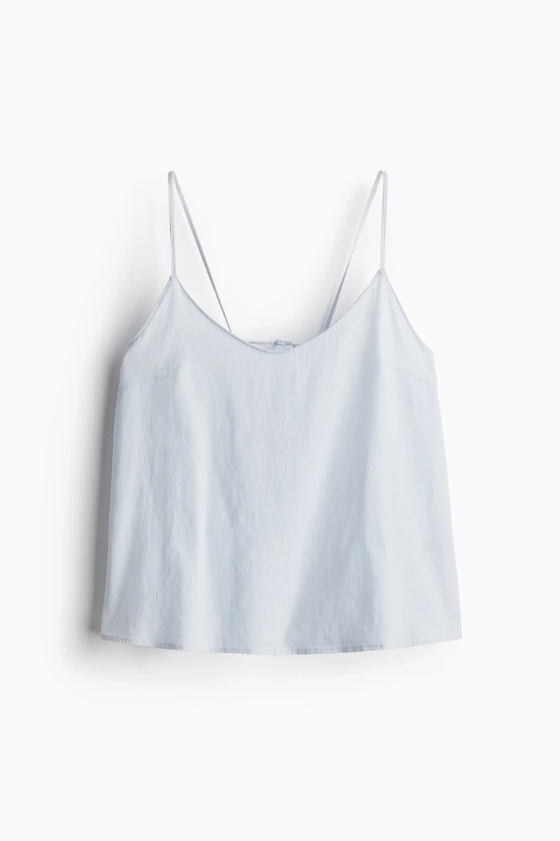 Linen-Blend Camisole Top