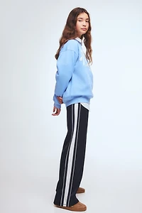 Wide-Leg Track Pants