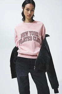 Sweatshirt with Motif