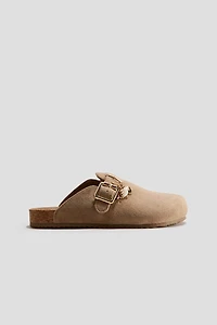 Charm-Detail Footbed Mules