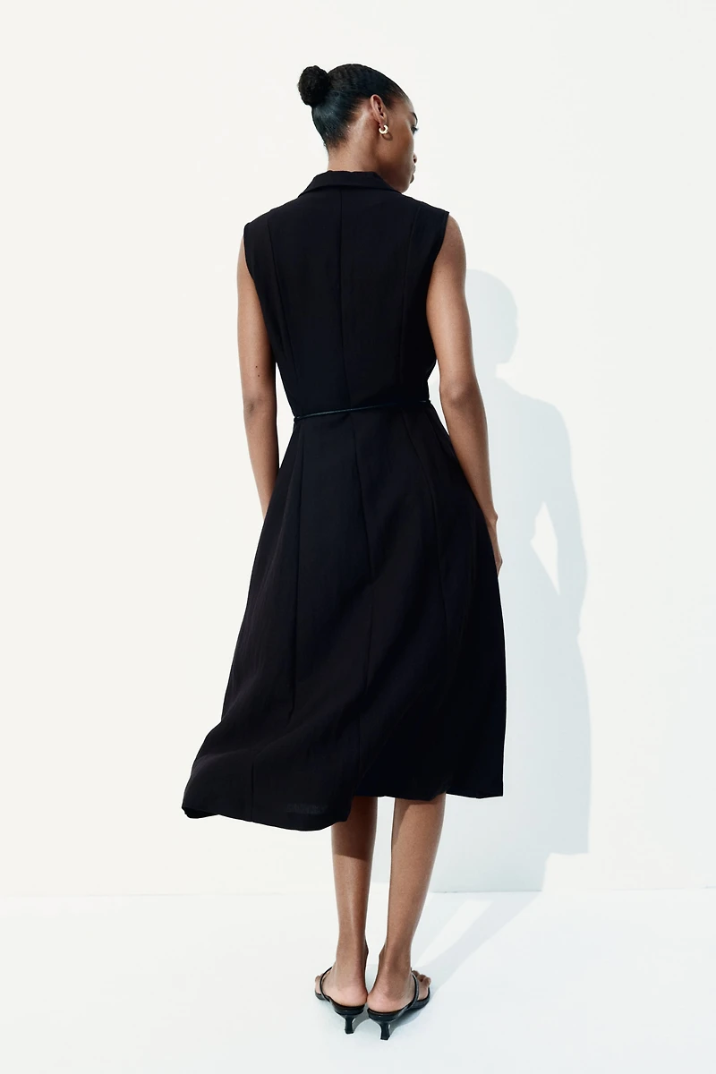 Tie-Belt Wrap Dress