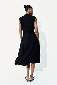 Tie-Belt Wrap Dress