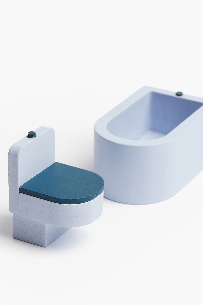 Ensemble de jouets en bois pour maison de poupée