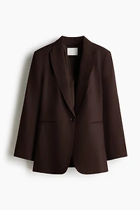 Linen-Blend Blazer