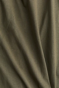 Shoulder-pad T-shirt Dress