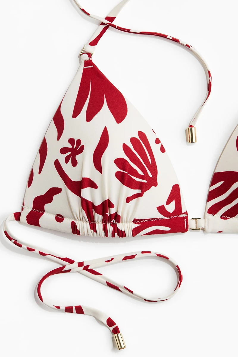 Haut de maillot triangle pigeonnant