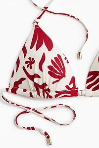Haut de maillot triangle pigeonnant