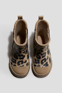 Fleece-Lined Rubber Boots