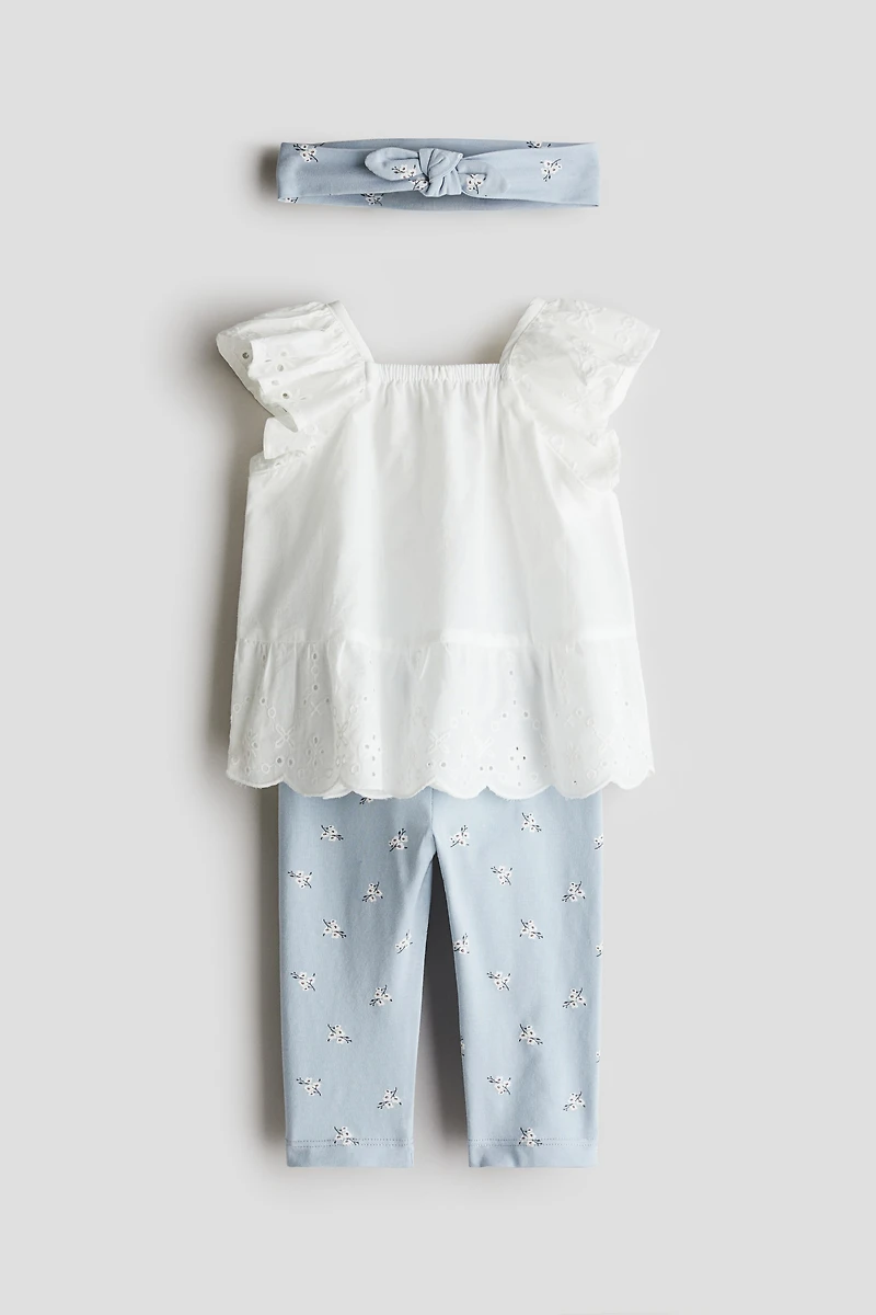 Ensemble 3 pièces en coton