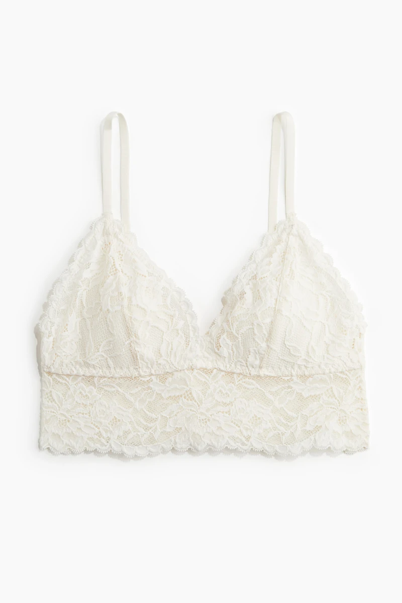 Padded lace bralette