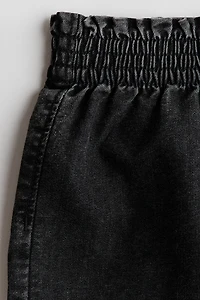 Loose Fit Denim Shorts