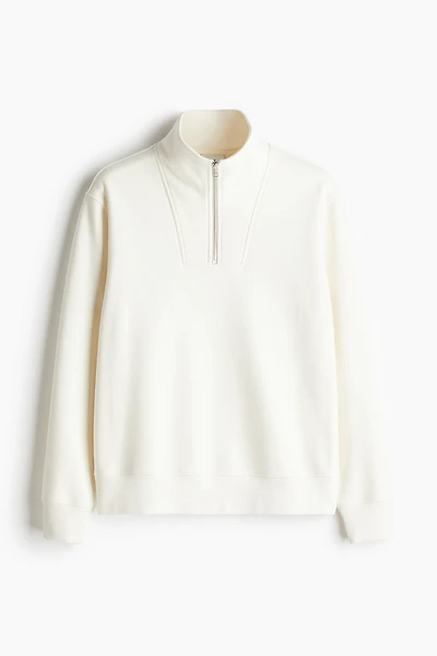 Regular Fit Half-Zip Sweatshirt