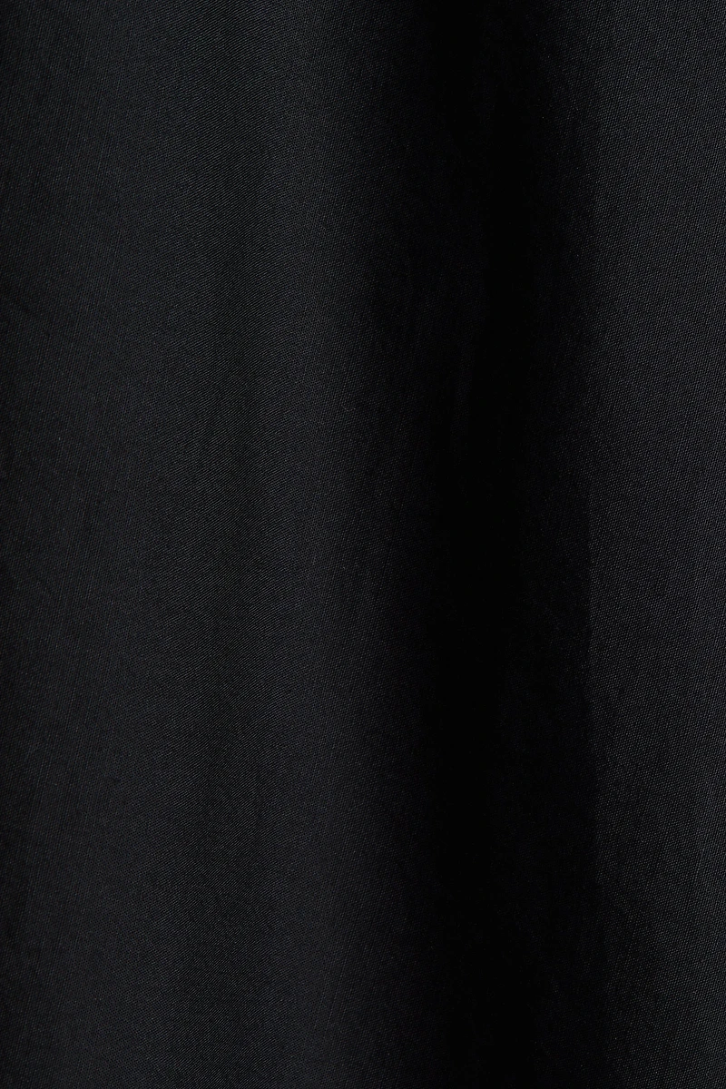 V-Neck Cotton Poplin Dress