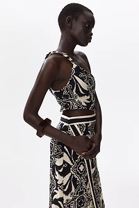 Cutout One-Shoulder Dress