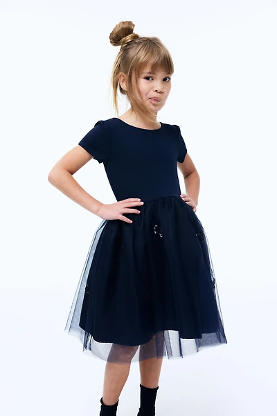 Robe avec jupe évasée