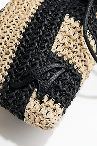 Sac à bandoulière en paille