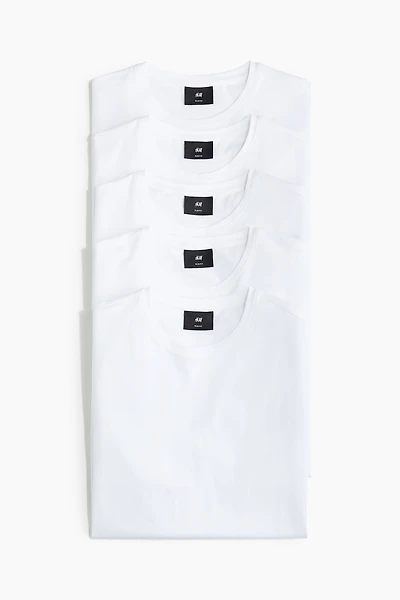Lot de 5 T-shirts Coupe Amincie