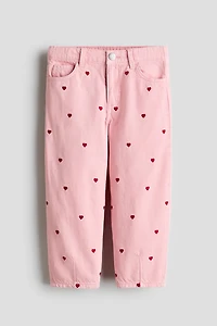 Loose-Fit Barrel-Leg Jeans