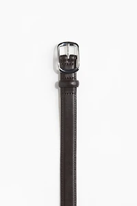 Narrow Leather Belt