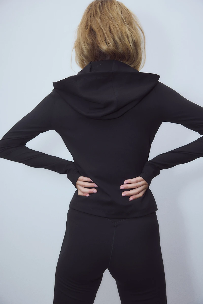 Hooded Activewear Jacket with SoftMove™