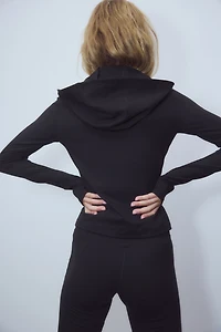 Hooded Activewear Jacket with SoftMove™