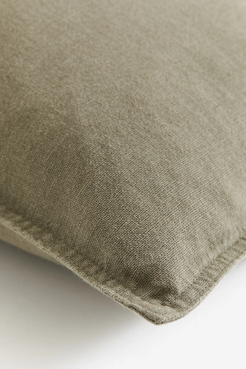 Linen-blend Cushion Cover