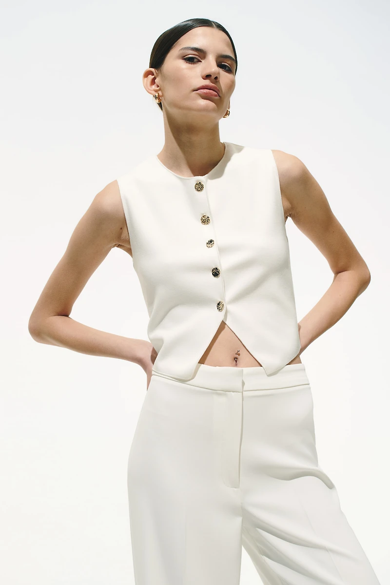 Chandail sans manches en jersey