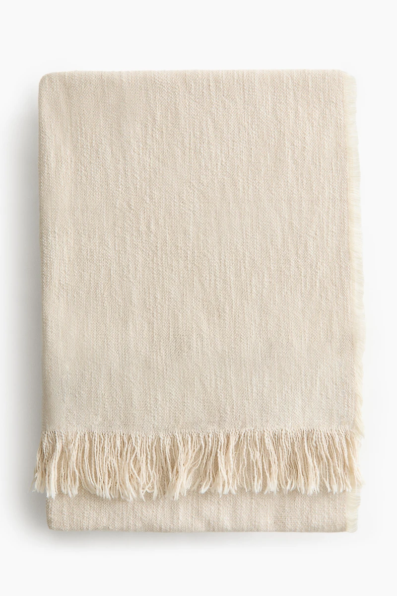 Cotton-Blend Throw