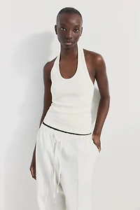 Cotton Halterneck Top