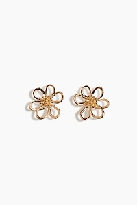 Flower-Shaped Earrings
