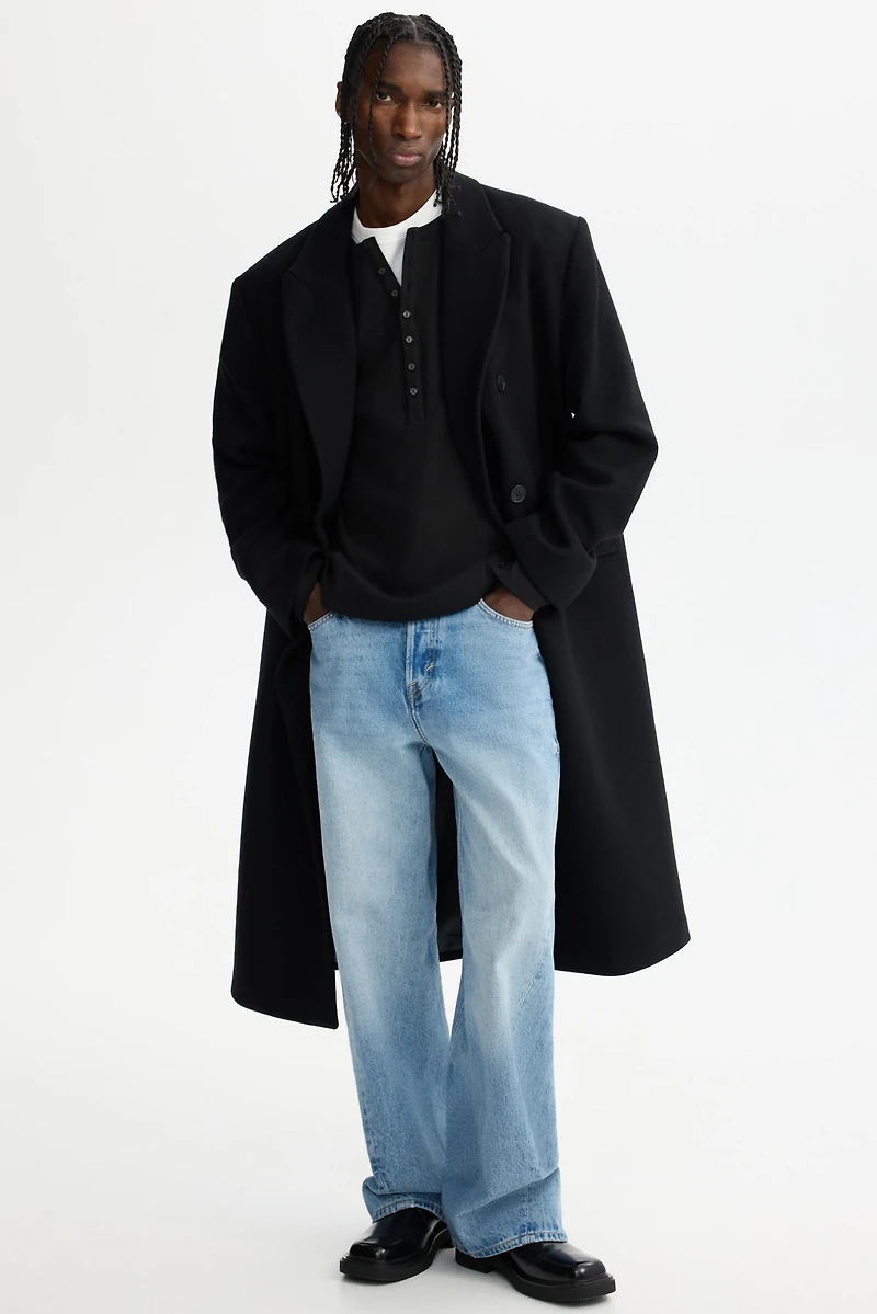 Wool-Blend Coat