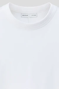 Ribbed Cotton T-Shirt