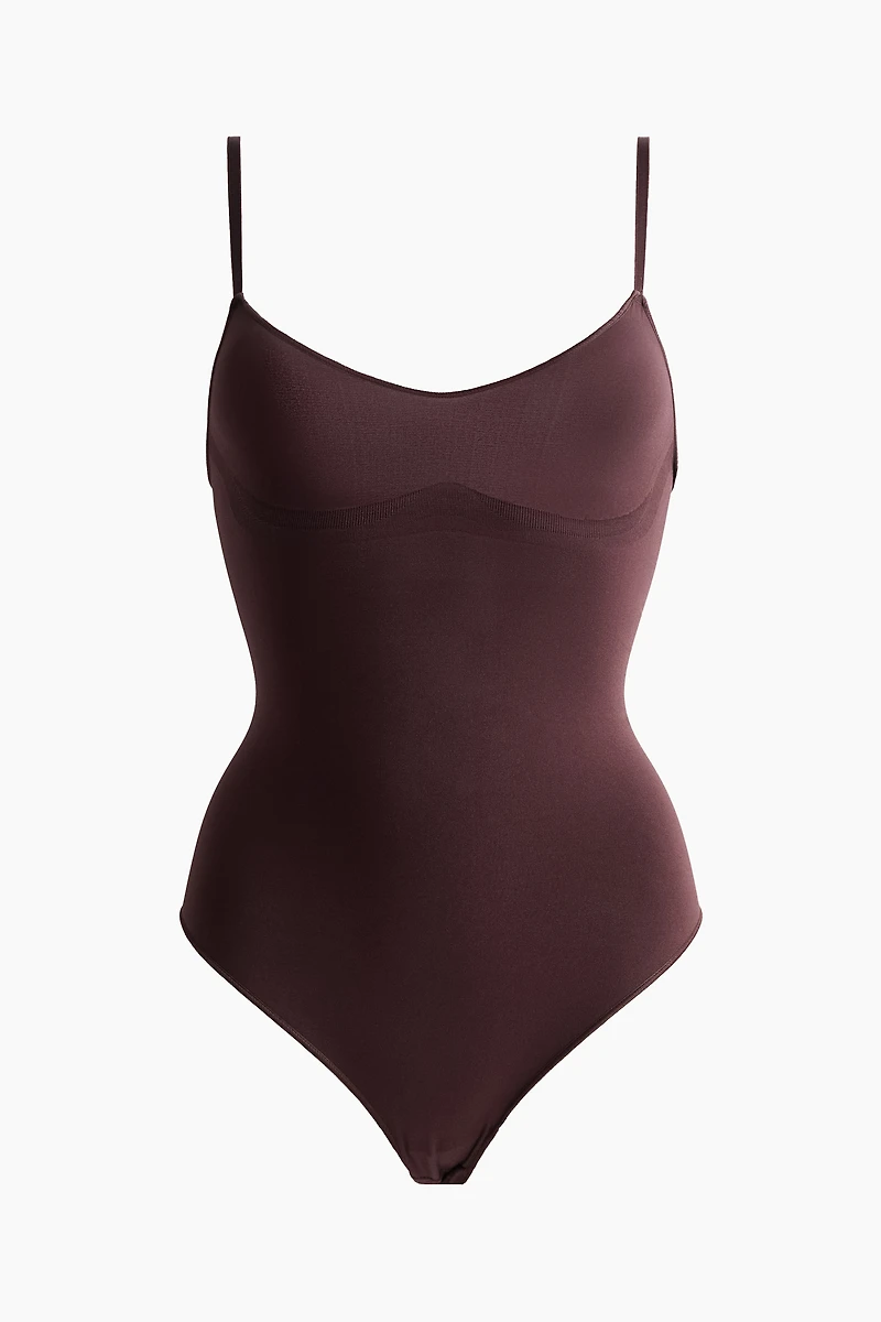 Seamless Light Shape Thong Bodysuit