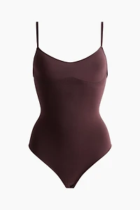 Seamless Light Shape Thong Bodysuit