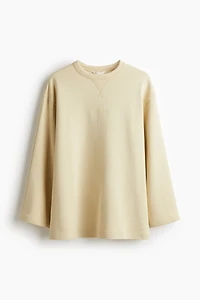 Sweatshirt with Text Motif