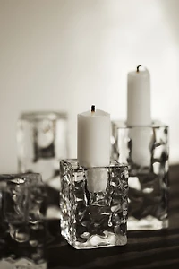 Small Glass Candlestick