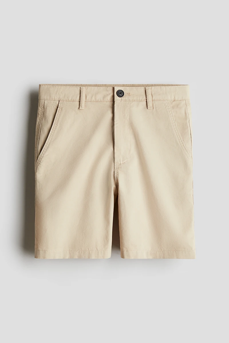 Short coutil en coton