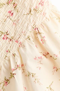 Smocked Cotton Dress