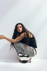 Wide-Leg Satin Pants