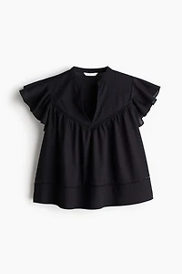 Dobby-Weave Blouse