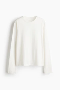 Long-Sleeved Cotton Top